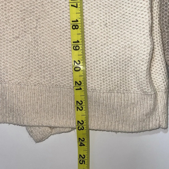 Madewell Province Cream & Tan Cross-back Pullover Knit Sweater Medium Women’s - Picture 10 of 13